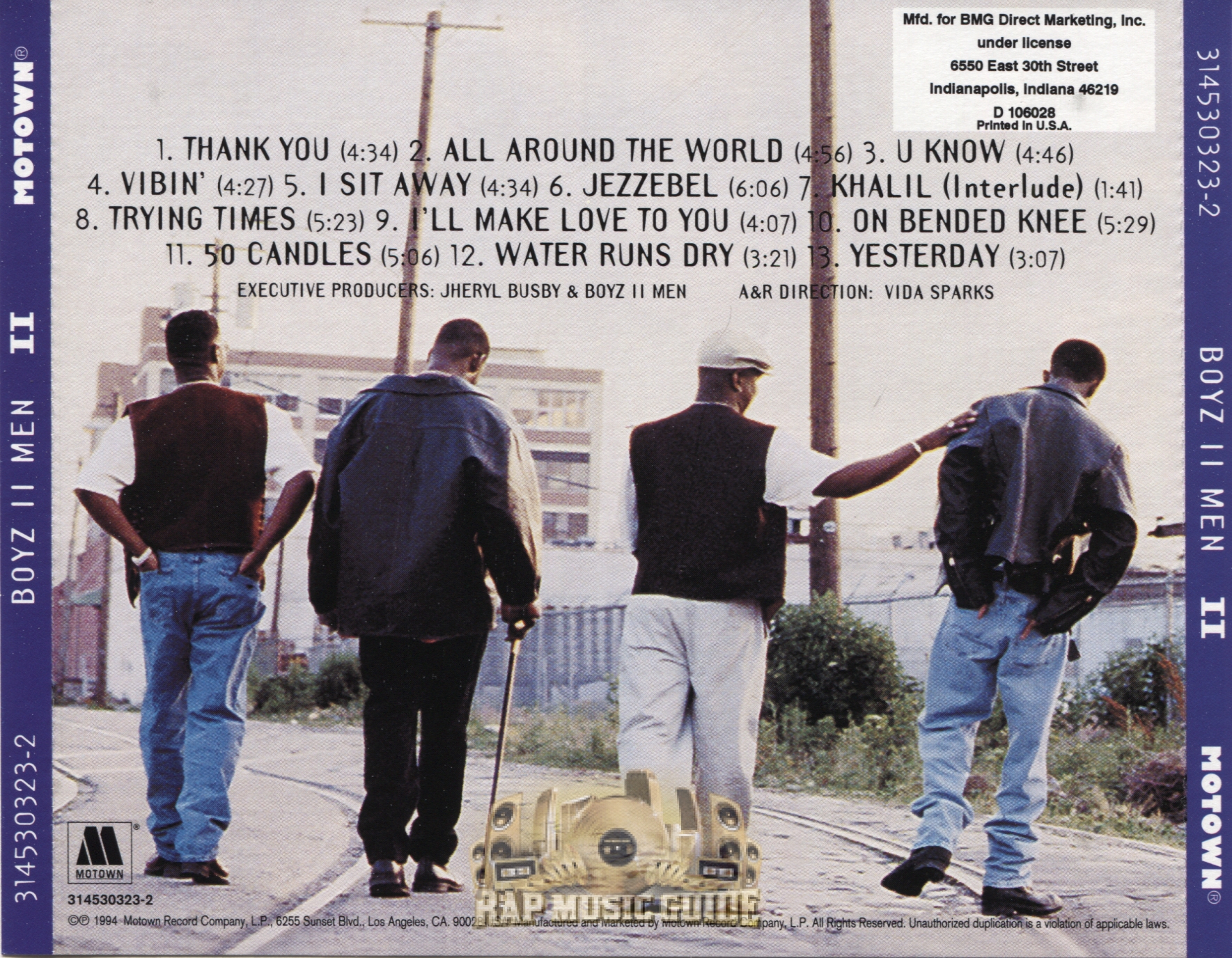 Boyz II Men II CD Rap Music Guide